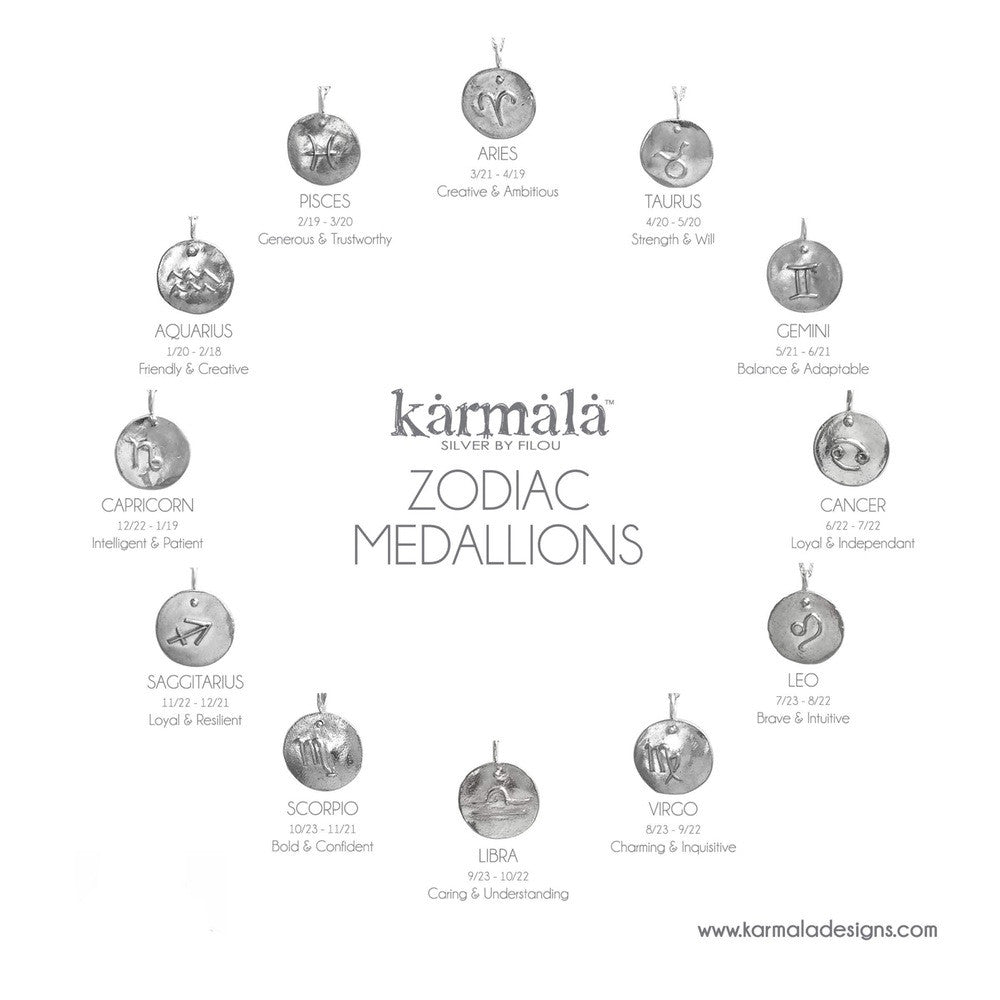 Zodiac Medallion Necklaces